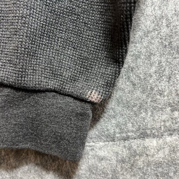 Vintage 90s Thermal Sweater Mens Large Glacier Gear Outdoors Pullover Boxy Loose - Picture 6 of 11